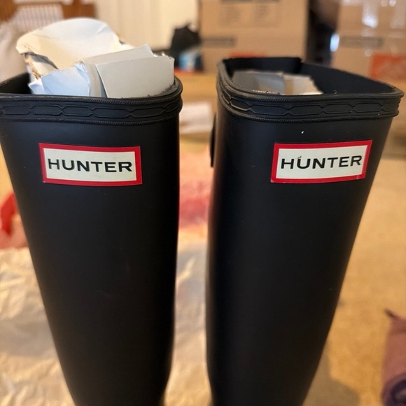 Hunter Classic Tall Adjust Back Boots - Picture 4 of 7